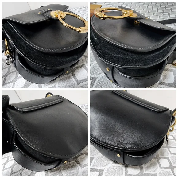 CHLOÉ Tess Shoulder Bag Black - Picture 9 of 11